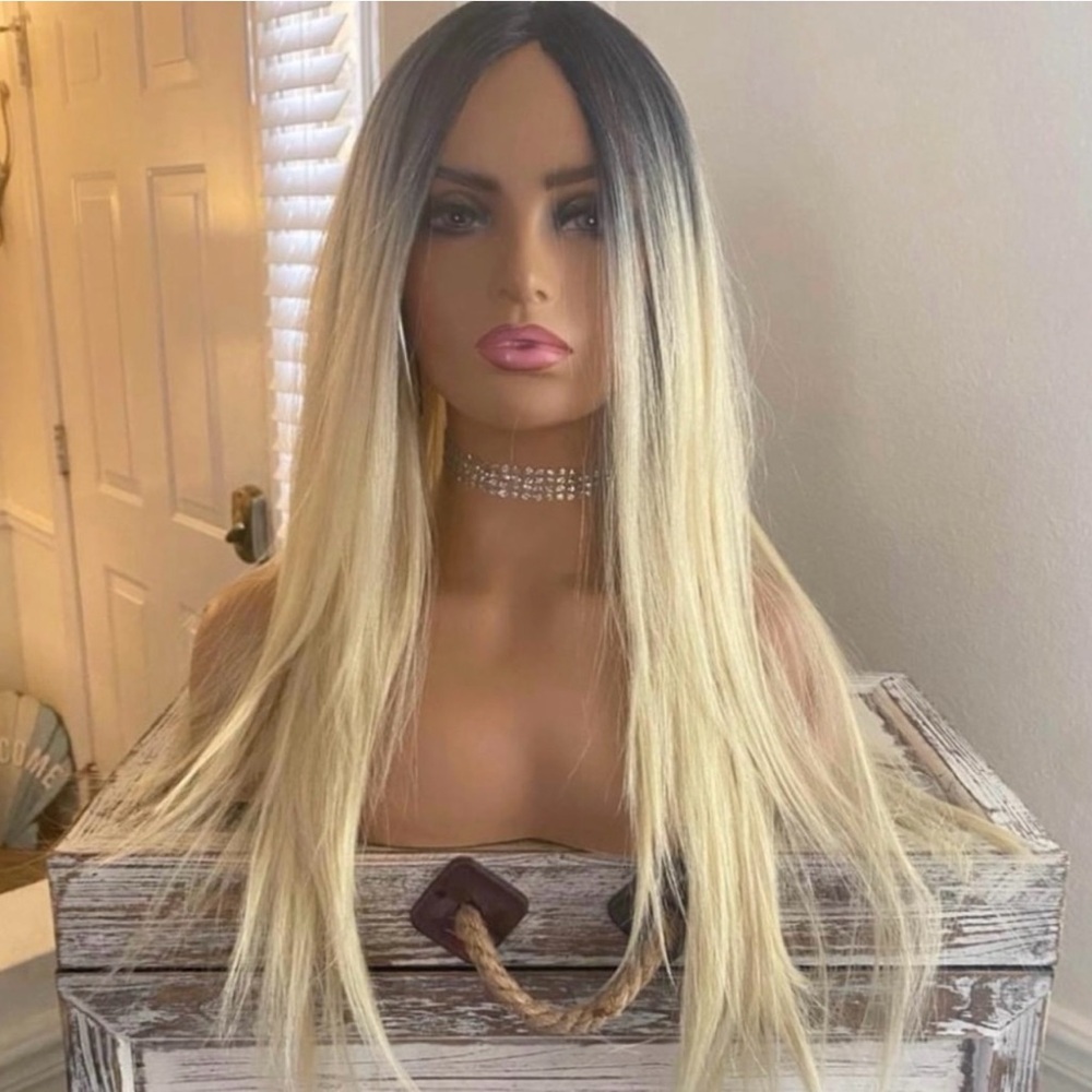 Blonde Rooted Safe Heat Wig